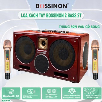 LOA BOSSINON N2293K- _Kích thước: 535 (W) x 290(D) x 330 (H)mm _Nặng 17kg _Công suất: 600Watts